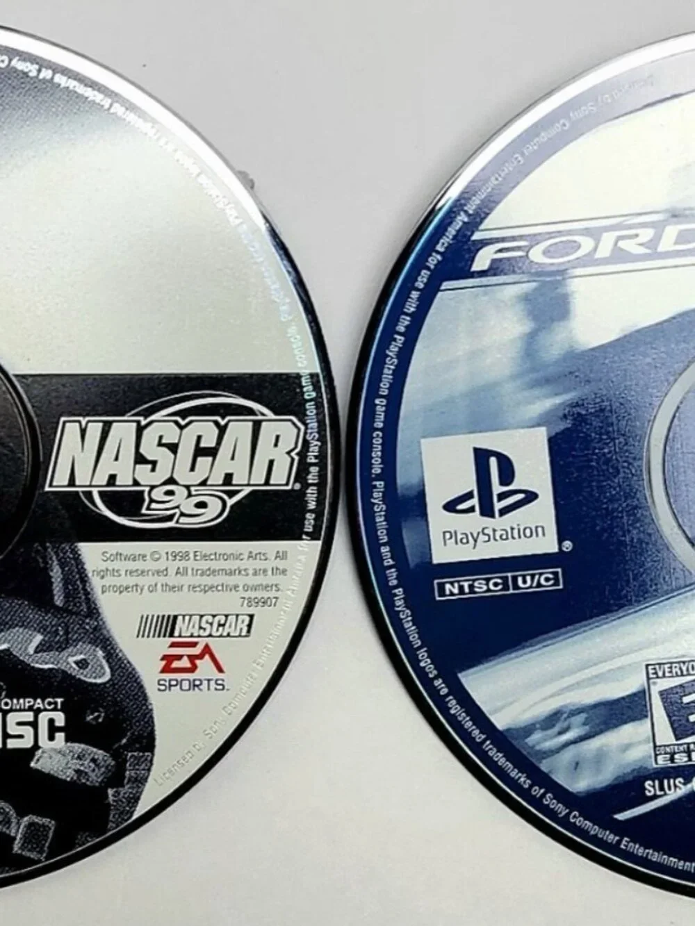 NASCAR 99, Ford Racing, Snowboarding, Vegas Games PS1 PlayStation CIB Bundle Lot